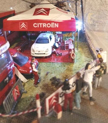 Diorama assistance rallye - diorama,