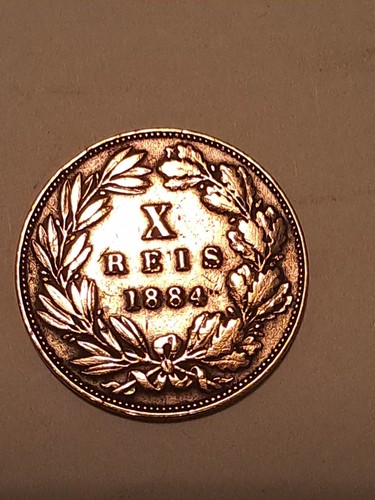 Reis 1884 portugal - reis, portugal.