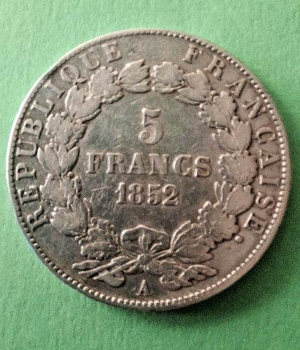 Francs 1852 argent louis - francs,