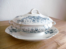 SAUCIERE FAIENCE LONGWY DECOR