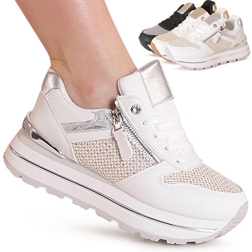 Sneakers plateformes femme - sneakers,
