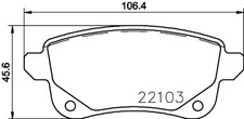 Plaquettes de frein P 68 064
