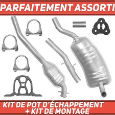 Kit de pot d’échappement pour BMW 3 318D 320D E46 Berline, Break 2.0 TD (97-05)