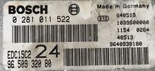 Calculateur décodé Peugeot 807 Citroen C8 2.2 0281011522 EDC15C2 24 9650932080
