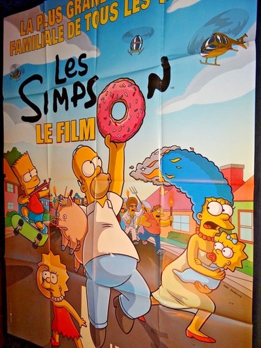 Les simpson affiche cinema - les, !
