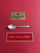 CUILLÈRE  CAFÉ CHRISTOFLE FRANCE ARIA 13,5 CM METAL ARGENTE TRÈS BEL ÉTAT;