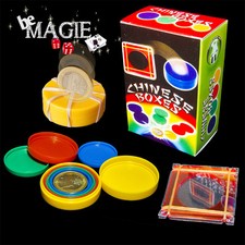 Crystal coin case + Boites Gigognes - Tour de Magie