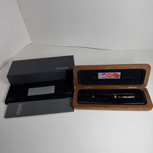 Parker duofold pen - parker, memorial