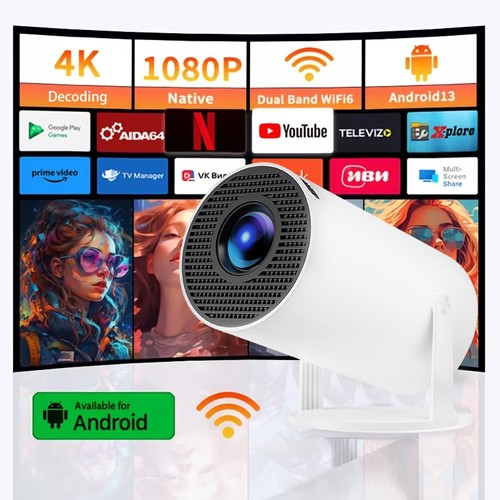 Projector hy300 pro android - pro, 4k