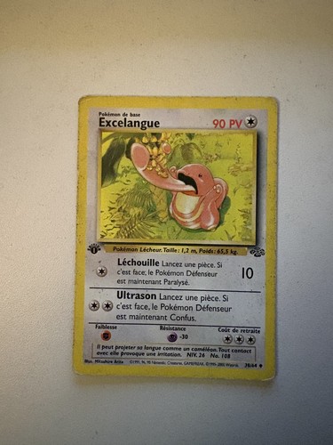 Carte pokémon excelangue - pokémon,