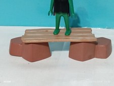 PLAYMOBIL PASSERELLE ROCHES PONT ÉTANG LAC DIORAMA BELEN OUEST RIVIÈRE FORÊT