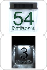 LED Solaire Numéro de