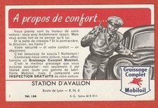 CPA PUBLICITE - MOBILOIL- A PROPOS DE CONFORT... - AVALLON - POMPISTE