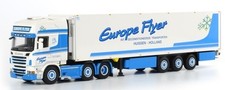 WSI, SCANIA R Topline 3 Essieux avec remorque frigorifique EUROPE FLYER, éche...