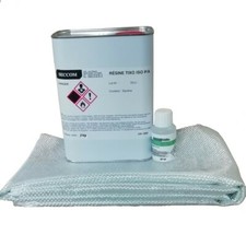 Kit 2 kg Résine polyester ISO