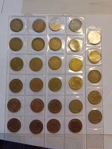 Lot pièces de - de, 20