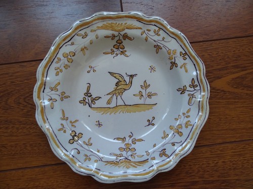 Moustiers ancienne assiette - ancienne,