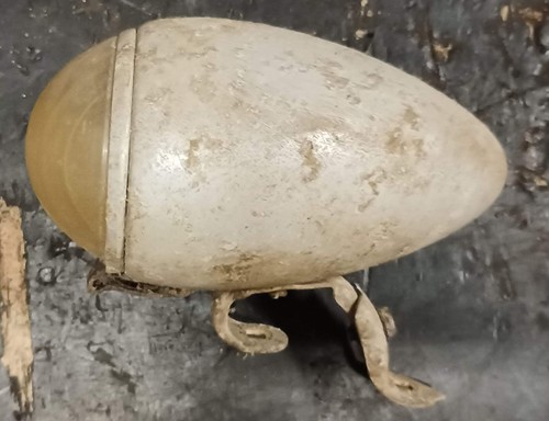 Phare obus aluminium bombé - obus,