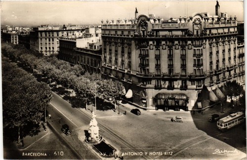 Cpa espagne barcelona av - cpa,