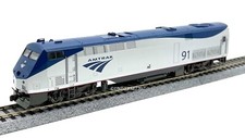 Locomotive à moteur diesel HO Kato 37-6108 P42 Genesis Amtrak Phase Vb #91 ne...
