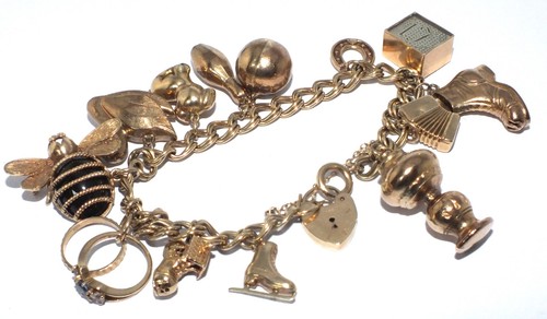 Bracelet chaîne jaune - en, or