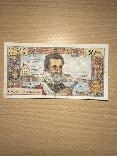 Billet cinquante - billet, nf
