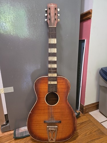 Vintage airline wooden guitar - vintage,
