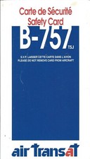 Safety Card - Air Transat -