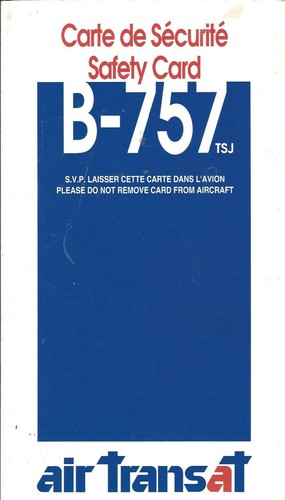 Safety card air - card,