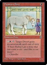 Magic MTG - Poney des nains - Terres natales - EXC - FR