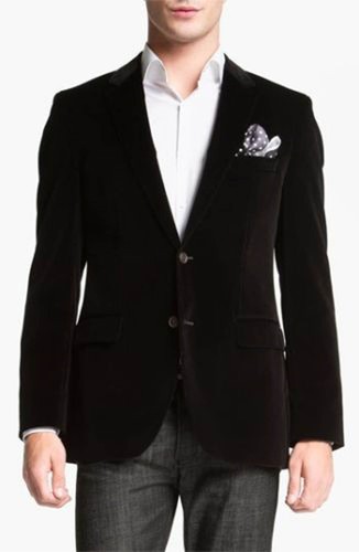 Hommes velours veste blazer - velours,