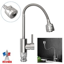 Robinet de Cuisine eau chaude et froide Pivotant à 360° en 304 Acier inoxydable