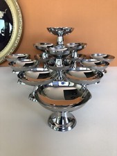 14 coupes inox glace fruits Trou Normand