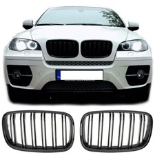 CALANDRE POUR BMW X5 X6 E70 E71 SPORT NOIR BRILLANT