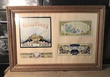 Cadre Anciennes Étiquettes De Savon Dolla Paris/Victor Vaissier/Paul Tranoy