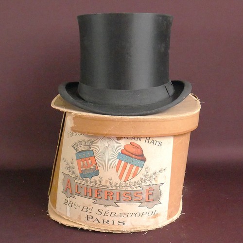 Chapeau claque haut forme - claque,