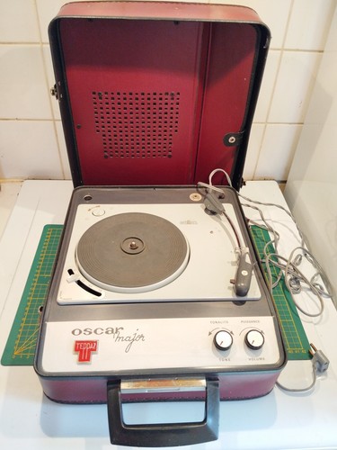 Tourne disque valise tepaz - disque,