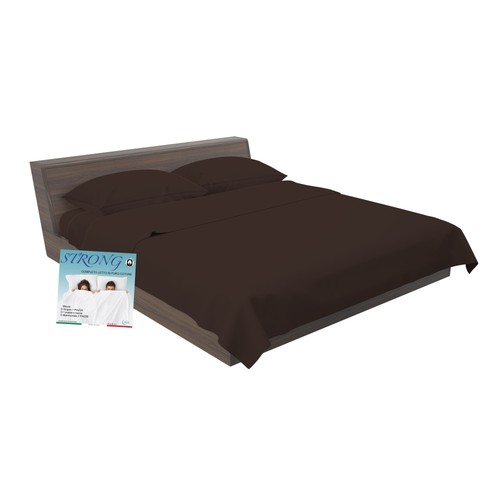 Set draps lit en coton - draps,