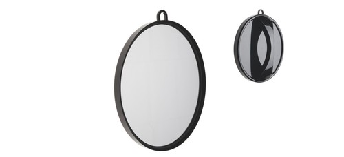 Efalock miroir main noir - main,