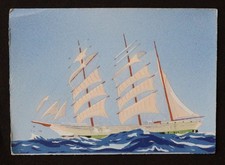 Carte postale bateau