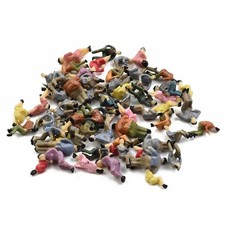 60 Pièces Tout Assis 1:87 Peint Figurines Passagers Echelle Ho Assis Personnages