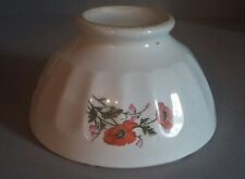 Bol en faïence vintage décor coquelicots XXème