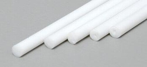 Evergreen styrene round - evergreen, rod