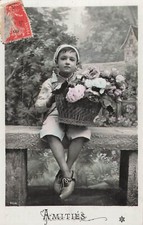 CP AMITIES GARCON BONNET RAYE