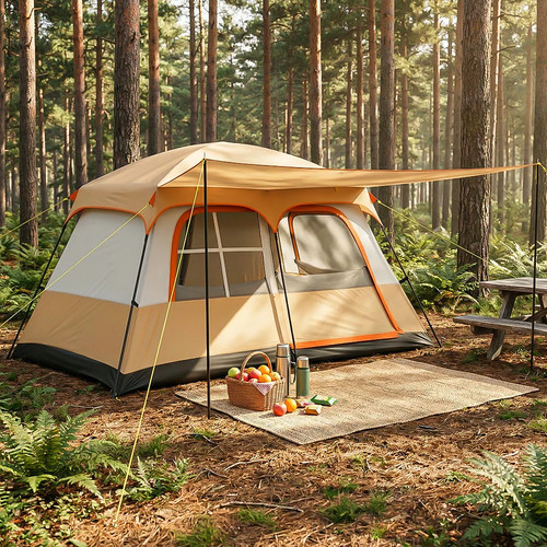 Tente camping familiale - tente,