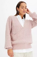 Pull En Rosé Poudré Avec Paillettes FREEMANS Taille UK 10/12 (FMN41-3)