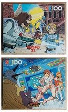 Rare lot puzzles 100 pièces Ulysses 31 et Capitaine Flam de marque MB 1980