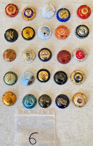Lot 25 muselets - lot,