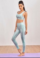 Backless Tank Top Yoga Set  w/