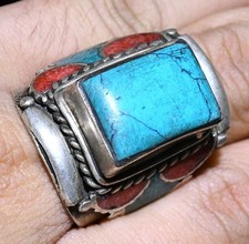 Ancien Tibet Bronze Argent